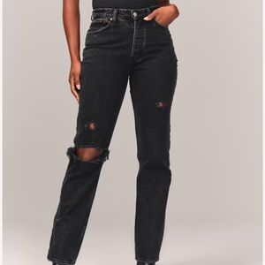 Abercrombie and Fitch, the dad high-rise jeans